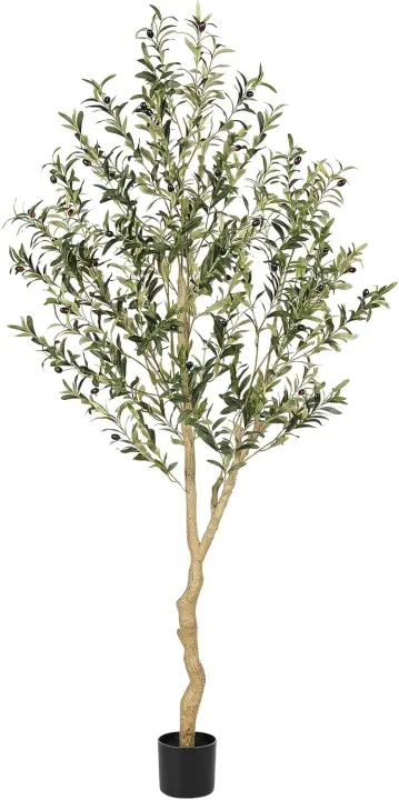 6ft Faux Olive Tree — Lifelike Artificial Indoor Olive Tree