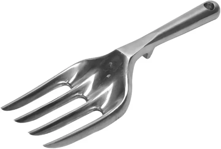 Aluminum Garden Hand Fork — Compact Weeder Tool