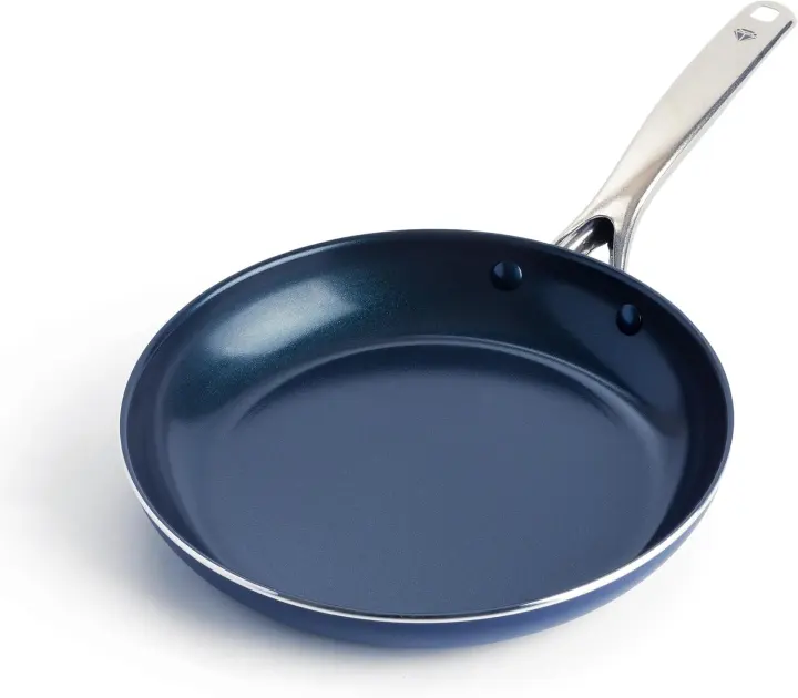 Blue Diamond 10" Diamond-Infused Ceramic Frying Pan (10-inch, Blue)