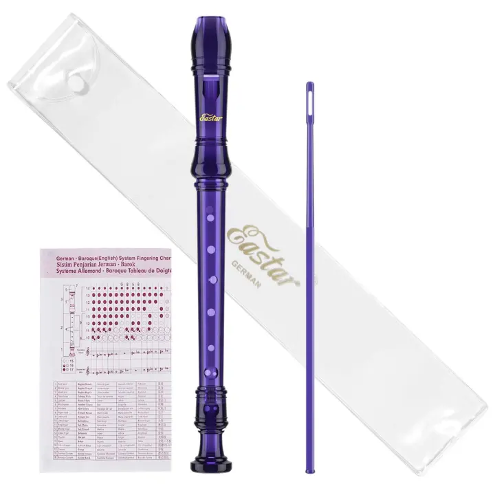 Eastar C German Soprano Recorder Kit — Purple Beginner Recorder