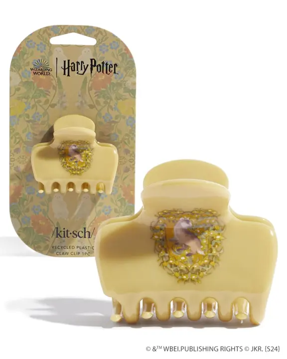 Harry Potter Kitsch Jumbo Claw Hair Clip — Hufflepuff Edition