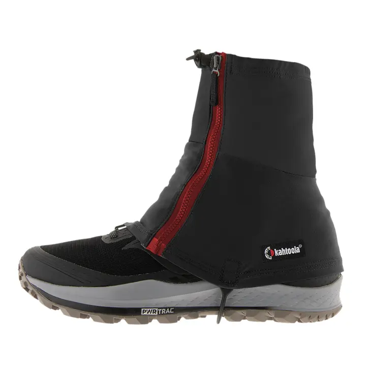 Kahtoola INSTAgaiter Mid — Mid‑Length Trail Gaiters (Basalt, X‑Small)