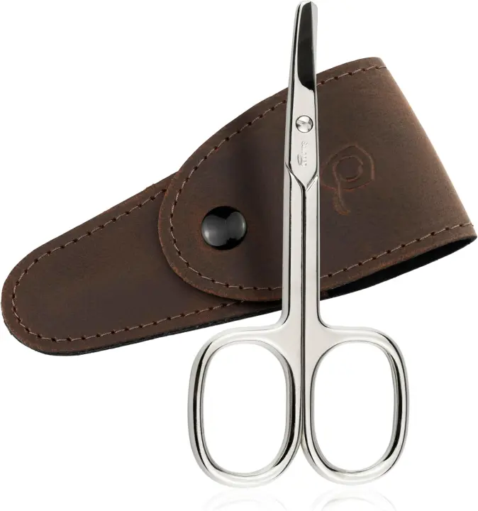 marQus Solingen Curved Round-Tip Nail Scissors — German Steel