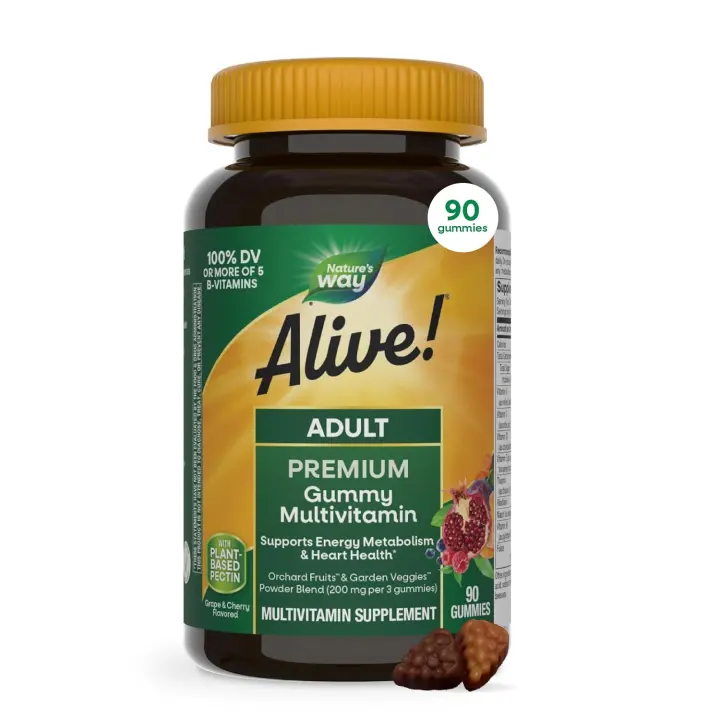 Nature's Way Alive — Adult Premium Multivitamin Gummies (90 ct)