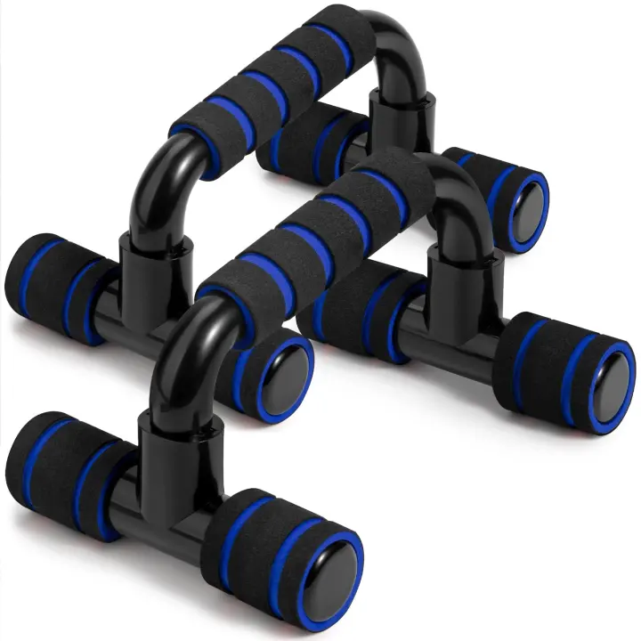 Portable Ergonomic Push-Up Bars — Pair of Non-Slip Pushup Handles
