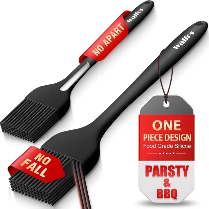 Silicone Heat-Resistant Basting Brushes — 2-Piece Set